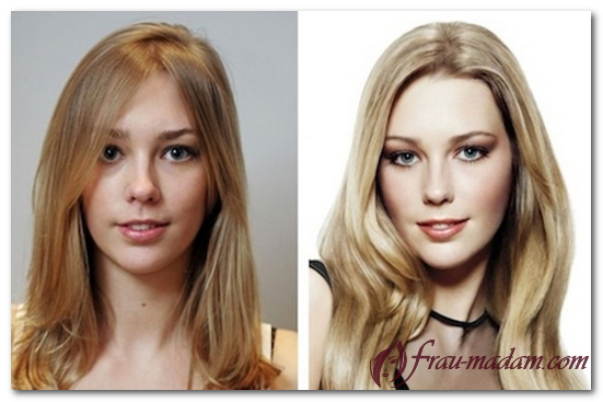 3д окрашивание волос фото до и после