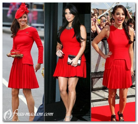 красивые красные платья фото
